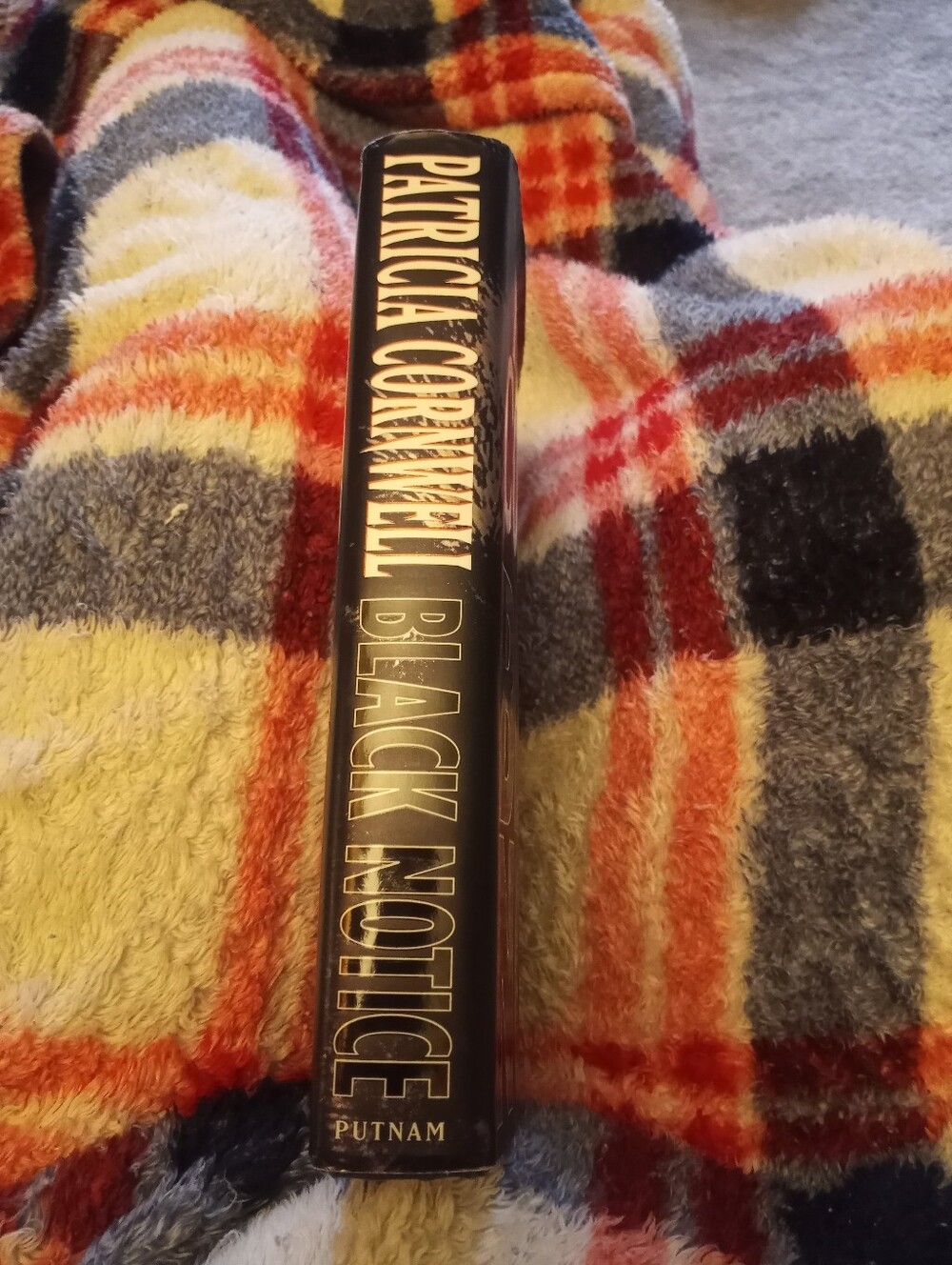NWOT Patricia Cornwell Black Notice Book - Picture 3 of 6